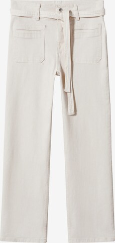 MANGO Regular Jeans 'Sasha' in Beige: predná strana