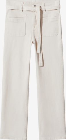 MANGO Regular Jeans 'Sasha' in Beige: front