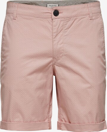 SELECTED HOMME Slimfit Chino kalhoty 'Paris' – pink: přední strana