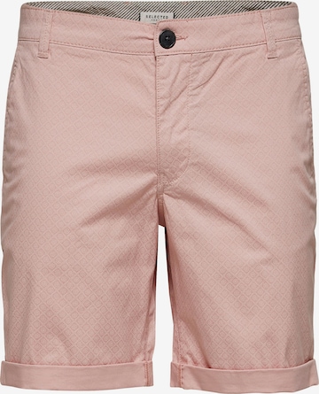 SELECTED HOMME Slimfit Shorts 'Paris' in Pink: predná strana