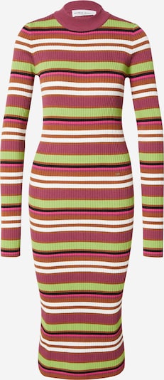 Sonia Rykiel Kleid in hellgrün / burgunder / schwarz / weiß, Produktansicht