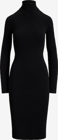 Rochie tricotat de la Lauren Ralph Lauren pe negru: față