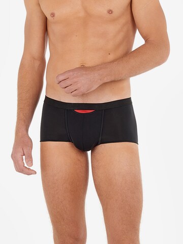 HOM Boxershorts 'Plume Up HO1' in Zwart: voorkant