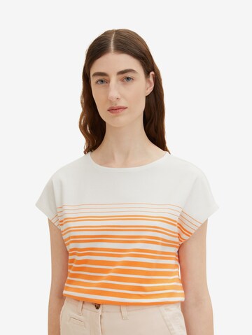 TOM TAILOR T-Shirt in Orange