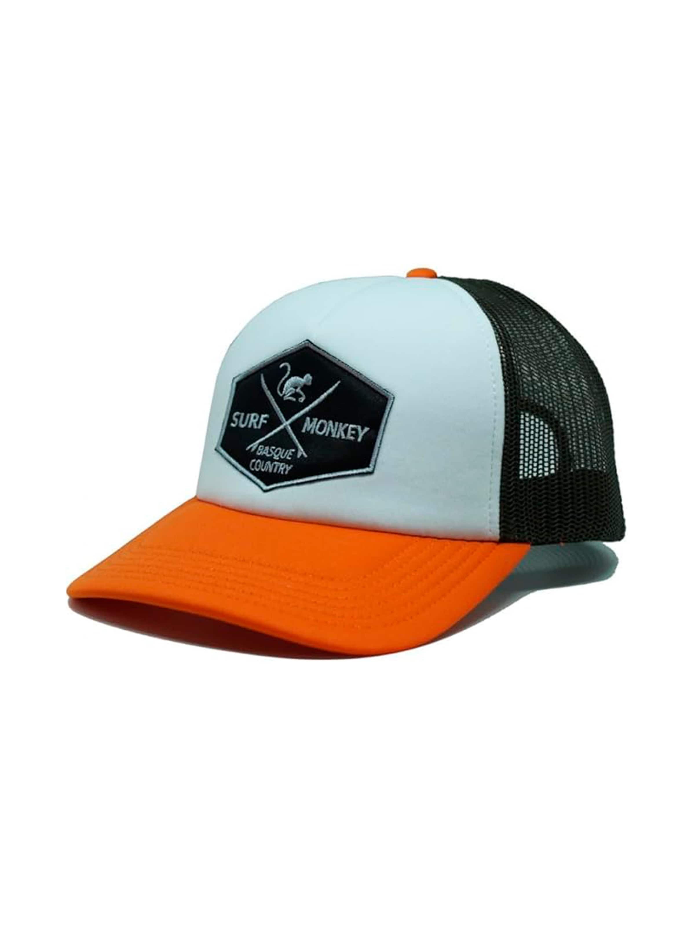 Surf Monkey - Gorra deportiva en naranja: frente