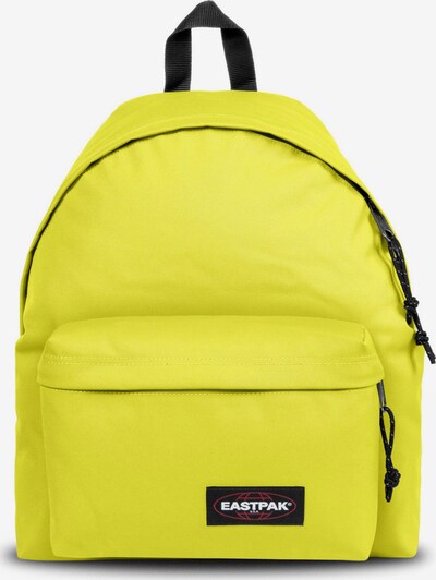 EASTPAK Nahrbtnik 'PADDED PAK'R' | neonsko rumena / rdeča / črna / bela barva, Prikaz izdelka