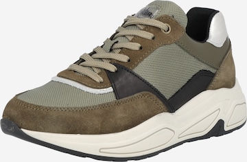 Sneaker bassa di BULLBOXER in verde: frontale