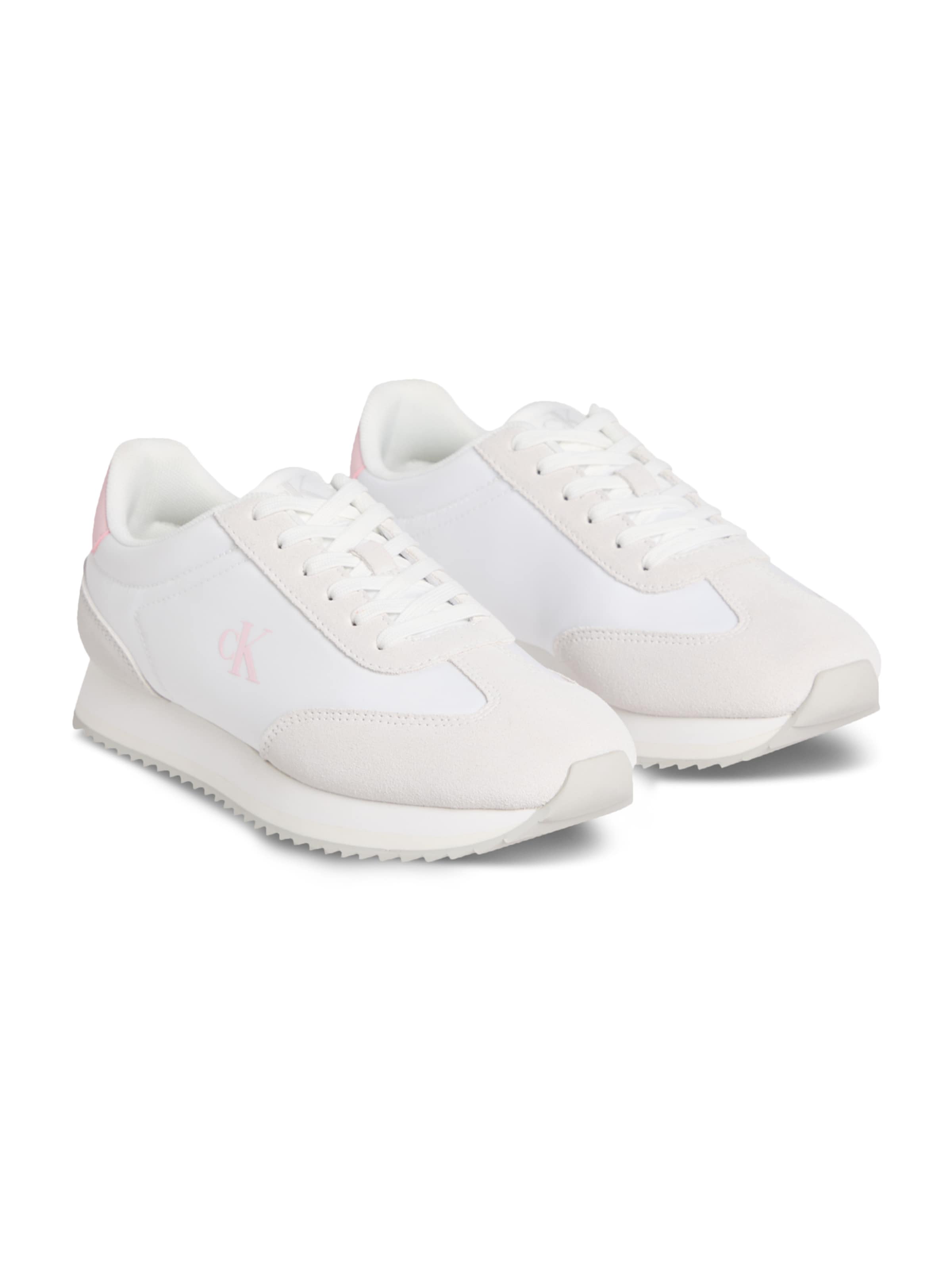 Calvin Klein Низкие кроссовки в Белый: спереди