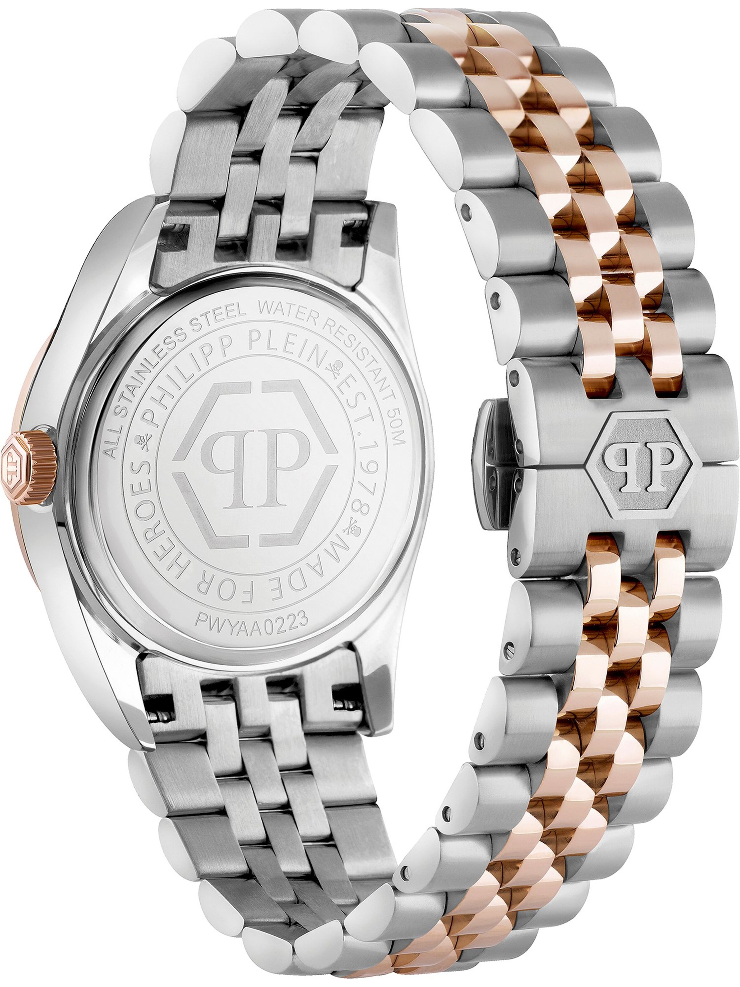 Philipp Plein Analoguhr in Silber
