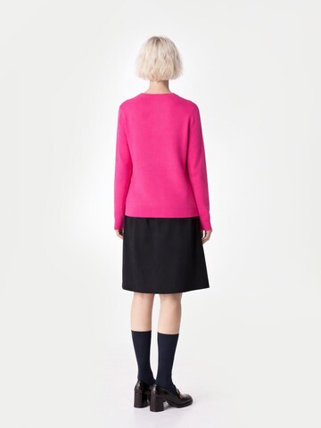 GOBI Cashmere Neulepaita 'Women's Essential Cashmere Crewneck Sweater' värissä vaaleanpunainen