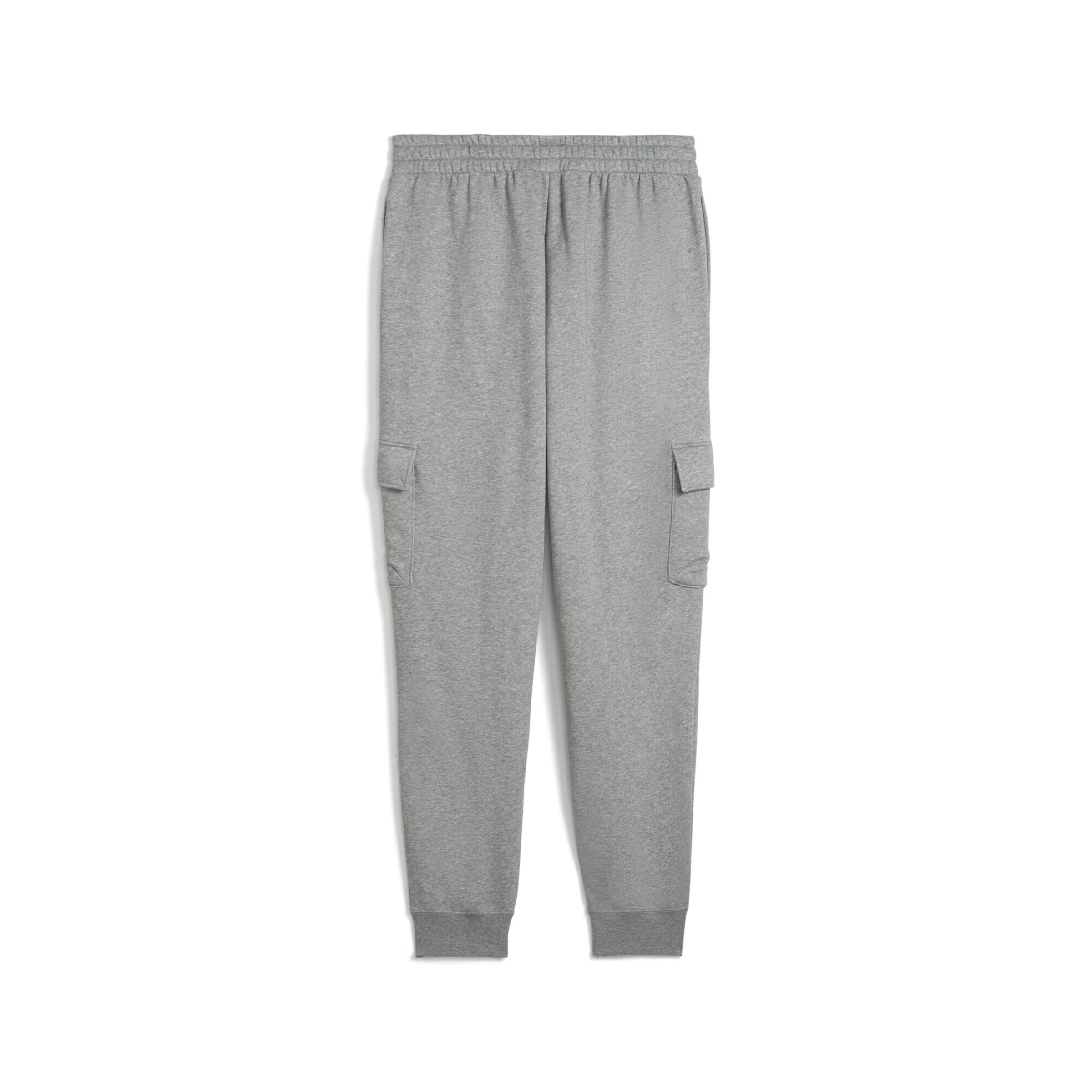 PUMA Tapered Sports trousers 'Essentials' in Grey