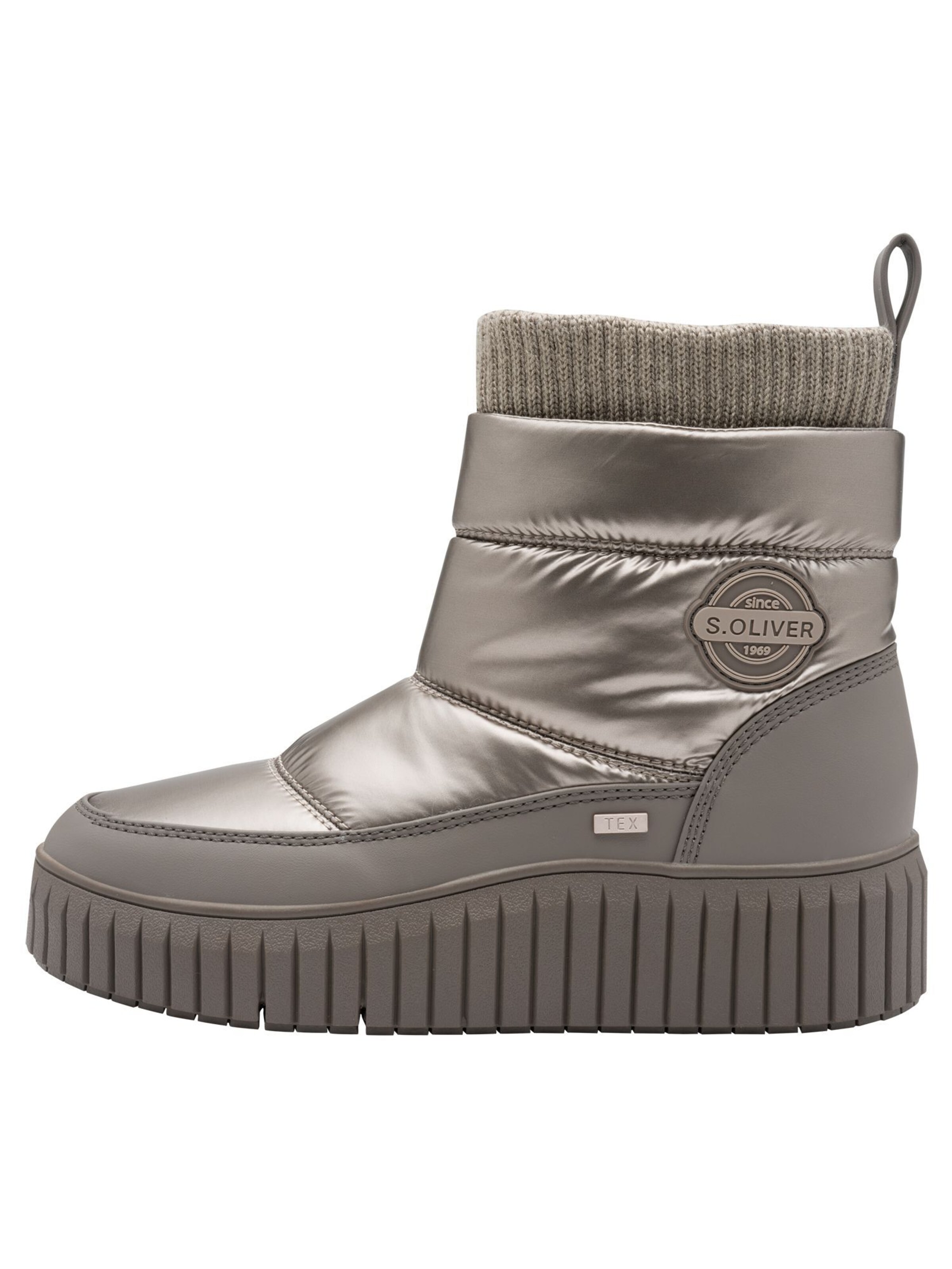 s.Oliver Snow Boots in Bronze