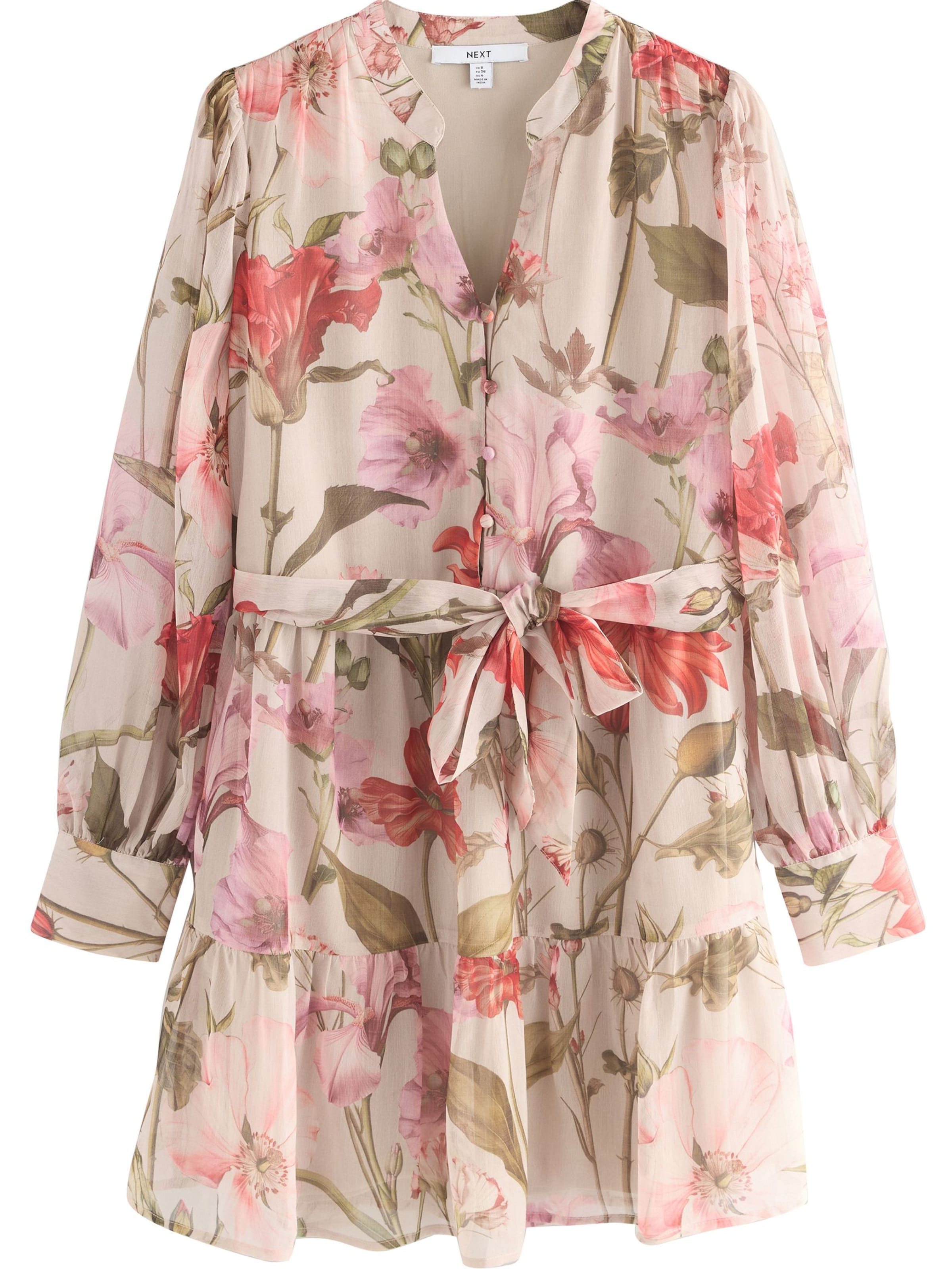 Suknelė iš Next, spalva – kremo / žalia / rožinė / raudona, Prekių apžvalga