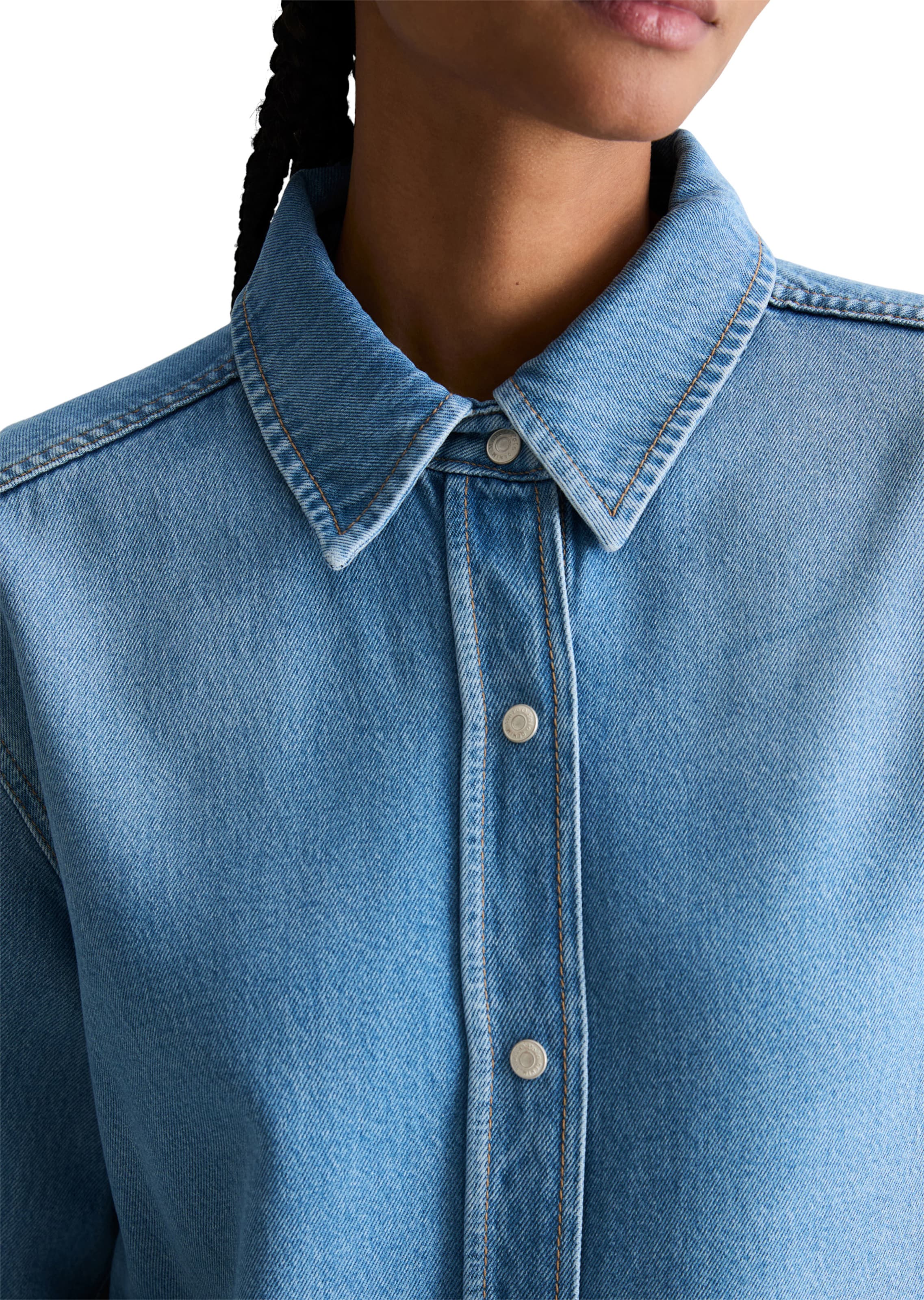 Marc O'Polo DENIM Jeansbluse in Blau