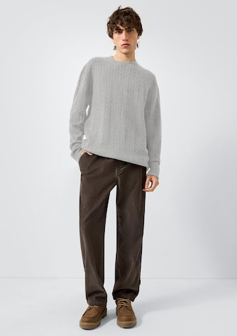 QS Pullover in Grau: Vorderseite