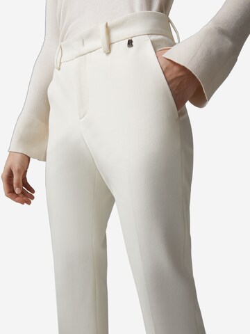 BOGNER Flared Trousers with creases 'Joy' in Beige