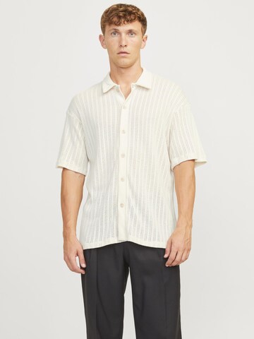 JACK & JONES Comfort Fit Skjorte i hvid