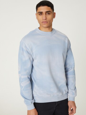 DAN FOX APPAREL Sweatshirt 'Cornelius' in Blau: predná strana