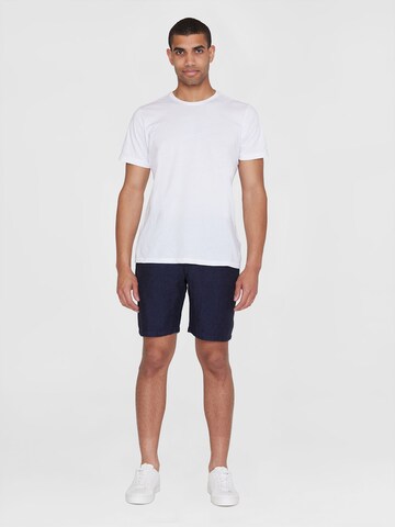 KnowledgeCotton Apparel Regular Hose ' Chuck' in Schwarz