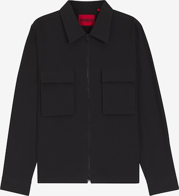 HUGO Comfort Fit Businesshemd in Schwarz: Vorderseite