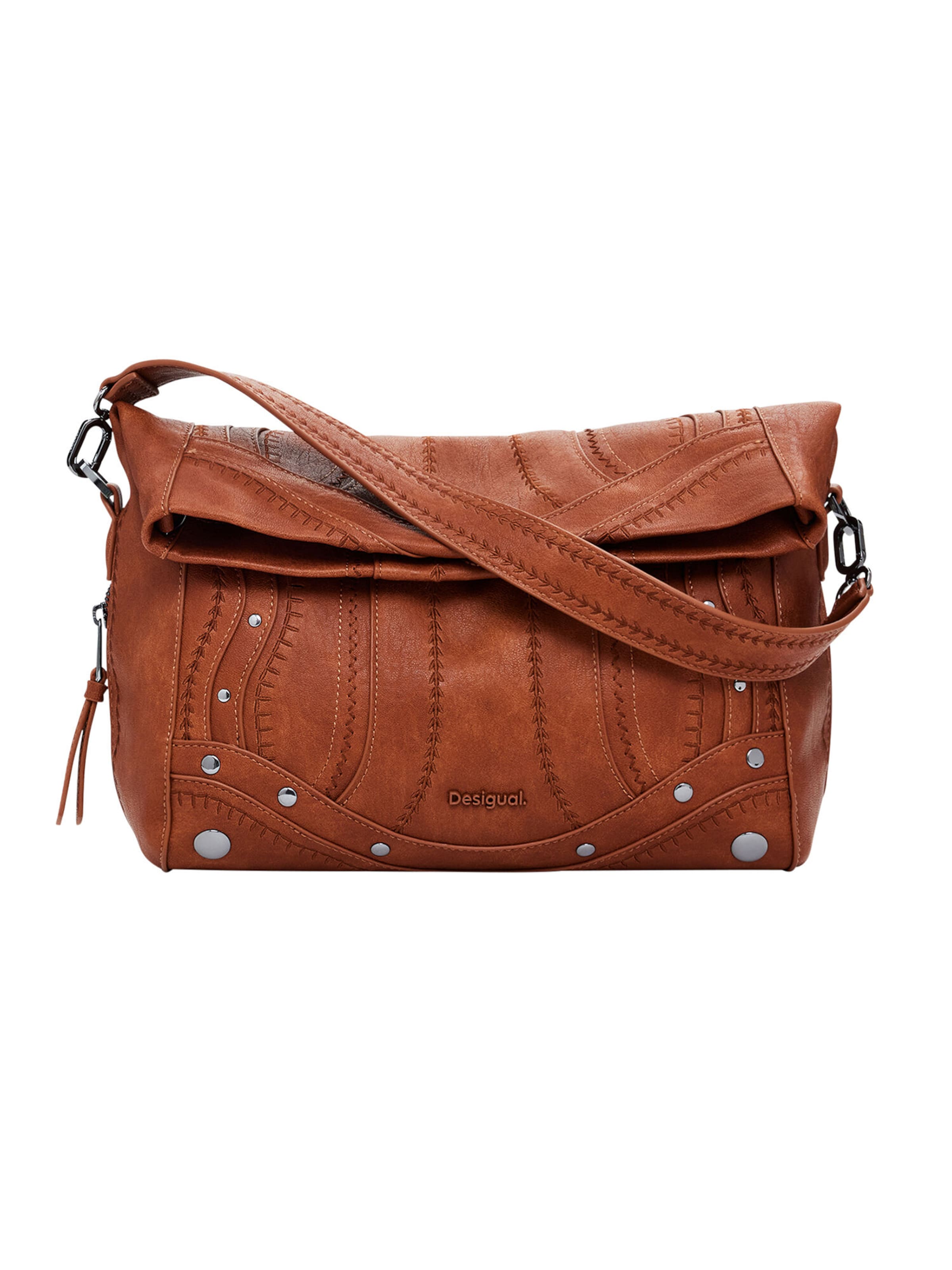 Desigual Kabelka na rameno - Hnedá: predná strana