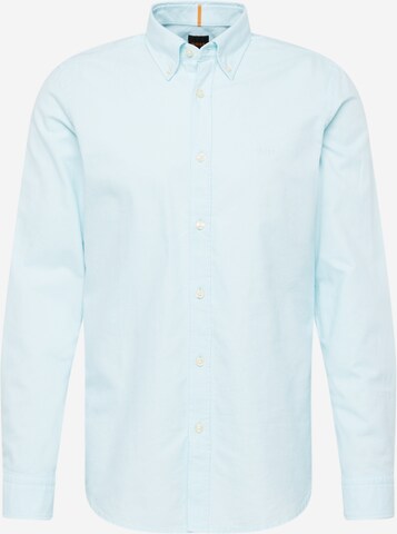 BOSS Button Up Shirt 'Rickert' in Blue: front