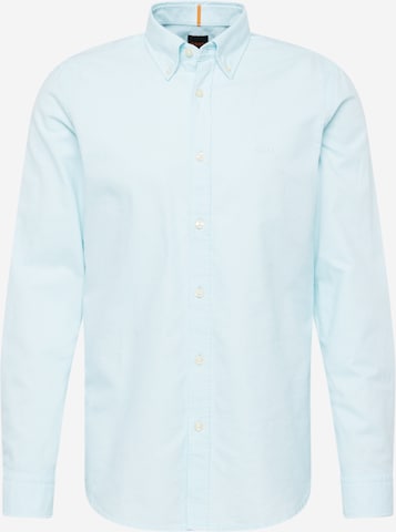 Chemise 'Rickert' BOSS Orange en bleu : devant