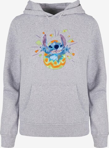 Sweat-shirt 'Lilo and Stitch - Cracking Egg' ABSOLUTE CULT en gris : devant