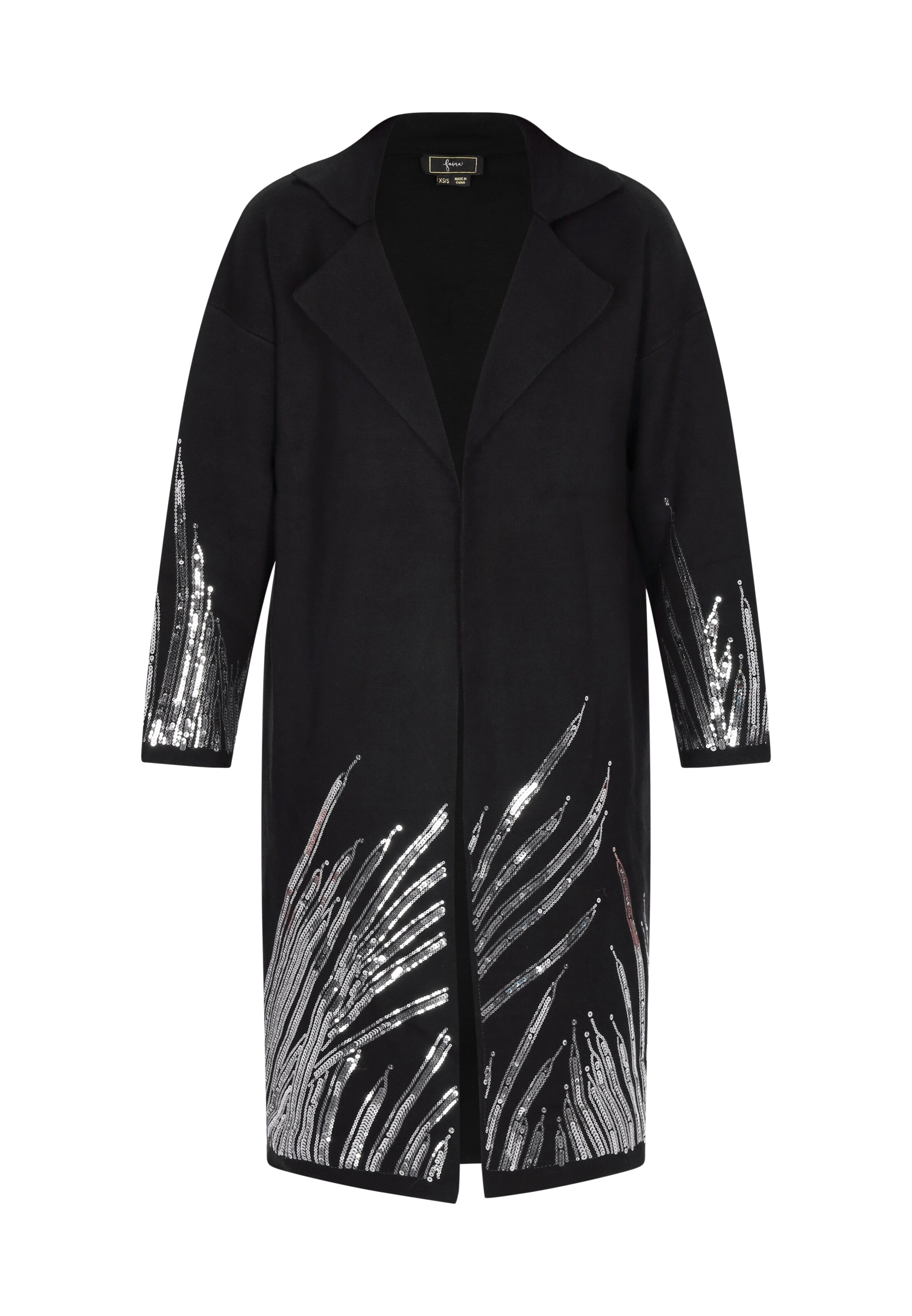 faina Вязаная кофта в Черный: спереди