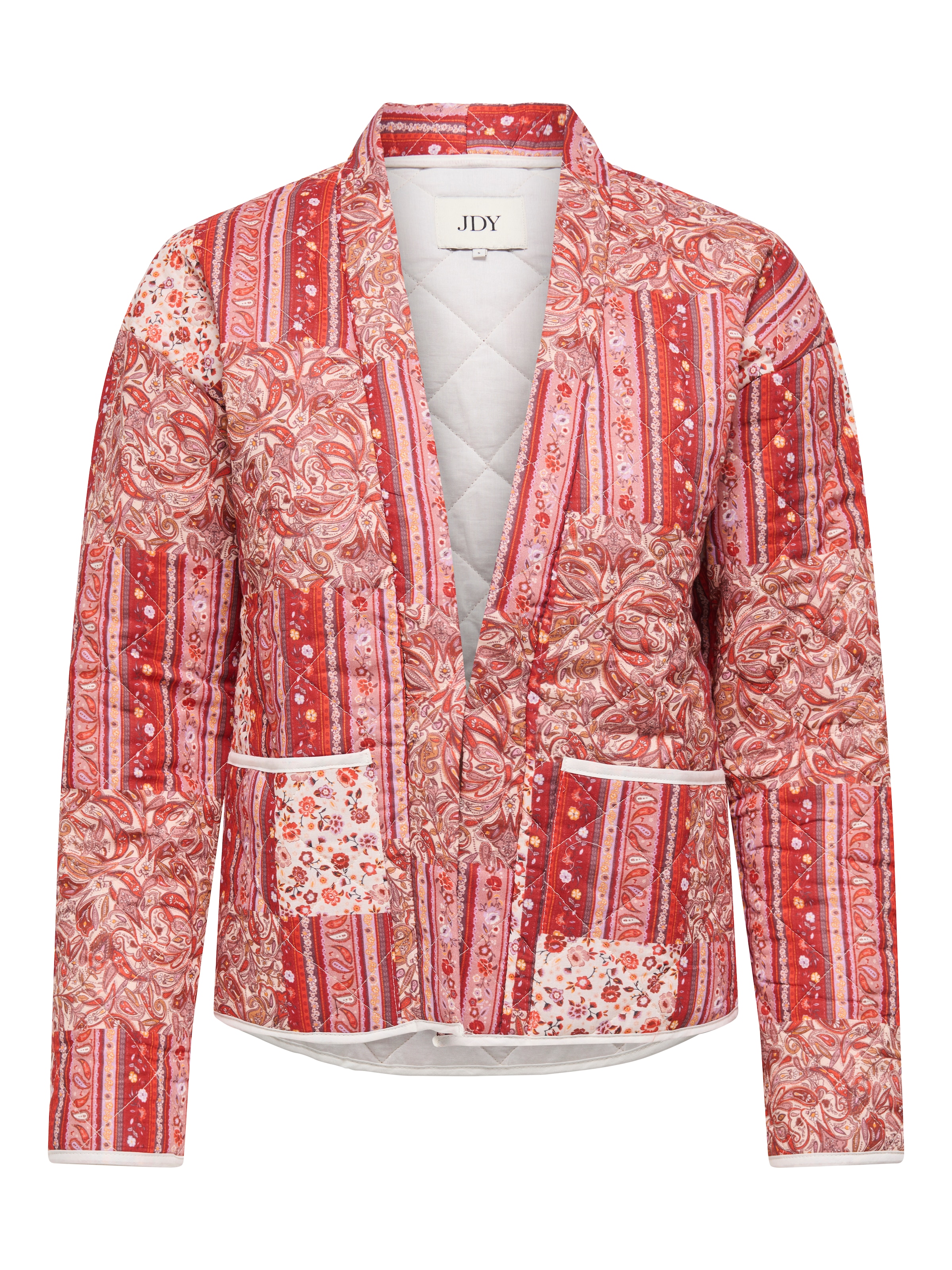 JDY Φθινοπωρινό και ανοιξιάτικο μπουφάν 'JDYAvalton' σε κόκκινο: μπροστά