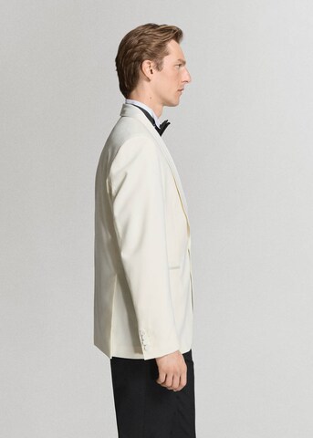 MANGO MAN Slim Fit Sakko 'Cannes' in Weiß