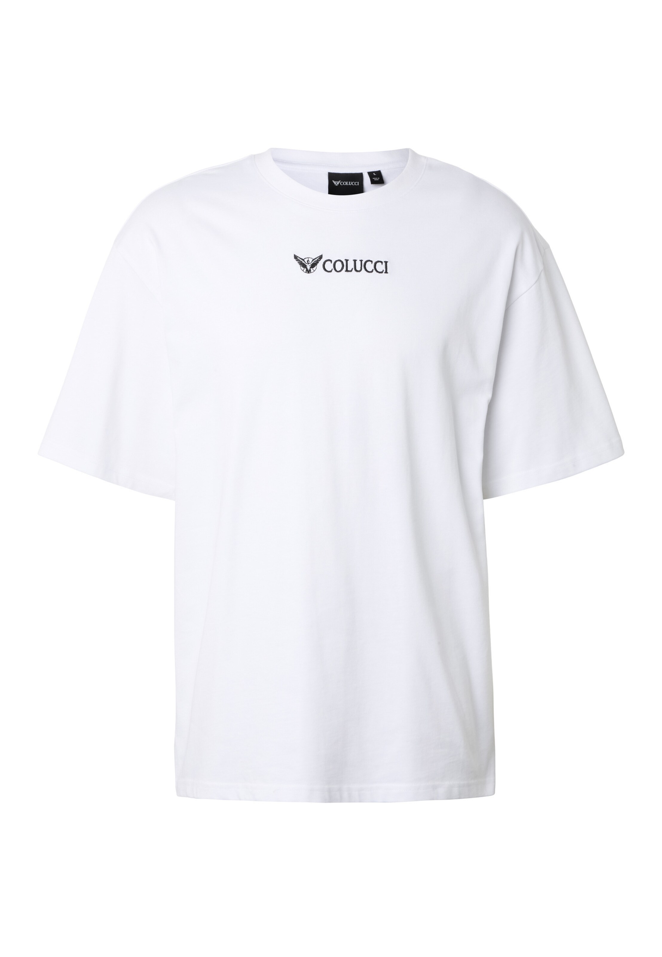 Tricou 'Ikarus' de la Colucci pe alb: față