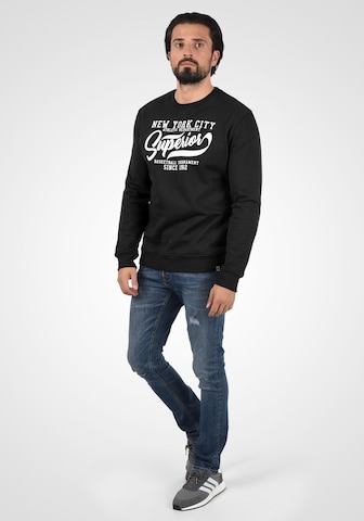 INDICODE JEANS Sweatshirt 'Galilero' in Zwart