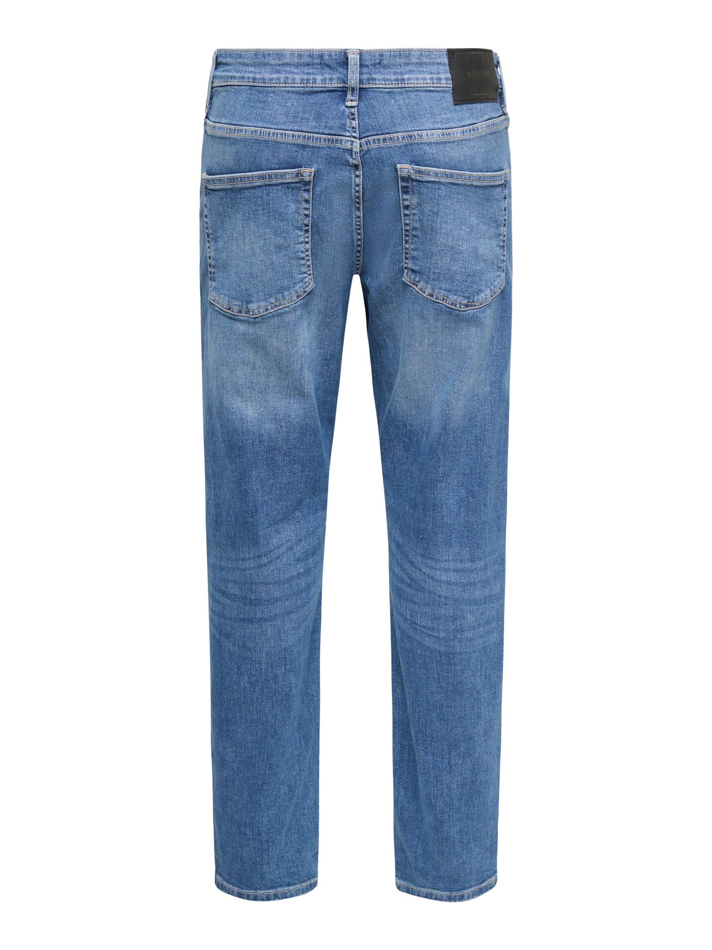 Only & Sons - regular Vaquero en azul
