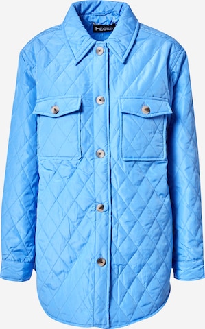 PIECES Between-Season Jacket 'Taylor' in Blue: front