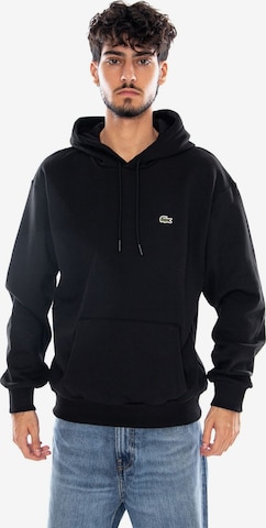 Sweat-shirt 'SWEATSHIRT BLACK' LACOSTE en noir : devant