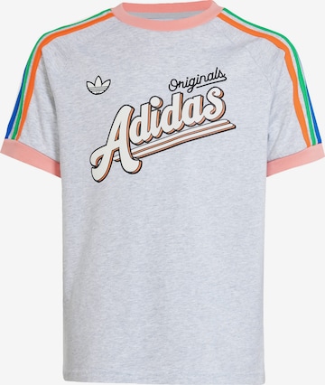 ADIDAS ORIGINALS Shirt in Grijs: voorkant