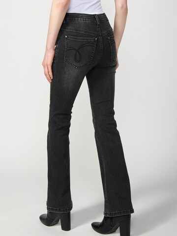 KOROSHI Regular Jeans 'Glocke' in Black