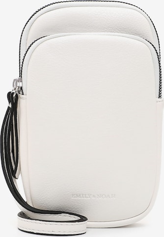 Emily & Noah Skuldertaske 'Emma' i hvid: forside