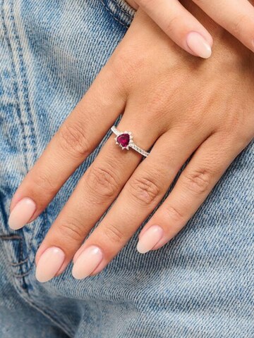 Bague Thomas Sabo en rouge