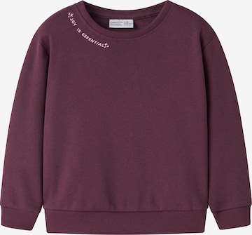 NAME IT Sweatshirt 'NMFOKALA' in Lila: Vorderseite