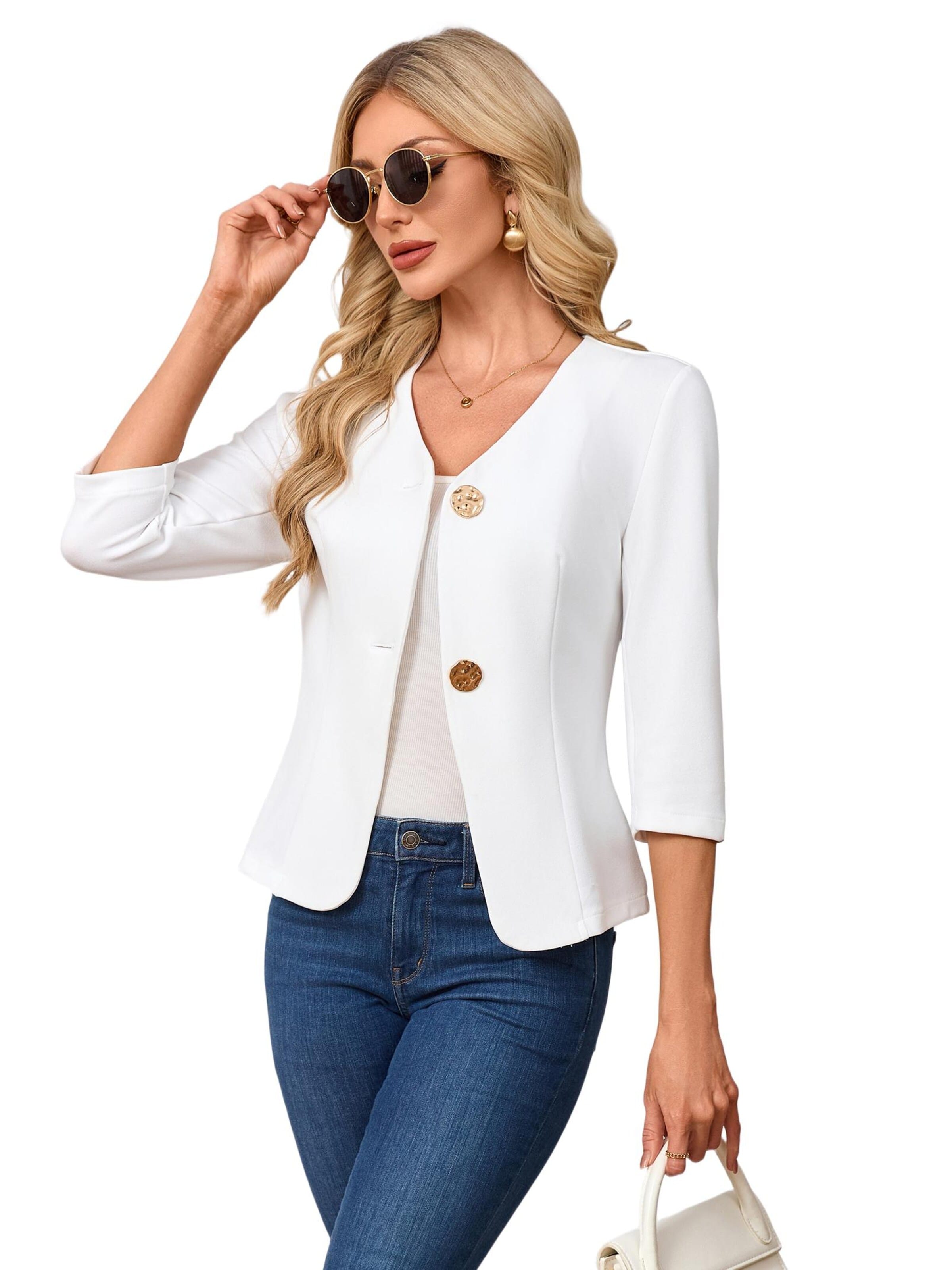 Yesfashion Blazer‌‌‌‌‌‌‌ in Weiß: Vorderseite