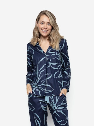 Cyberjammies Pyjamahemd 'Emma' in Blau