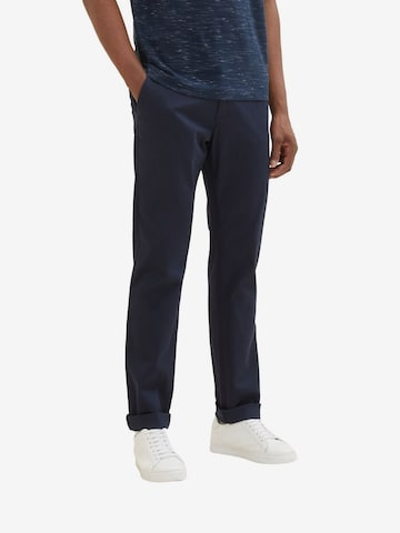 TOM TAILORSlimfit Chino hlače - plava boja: prednji dio