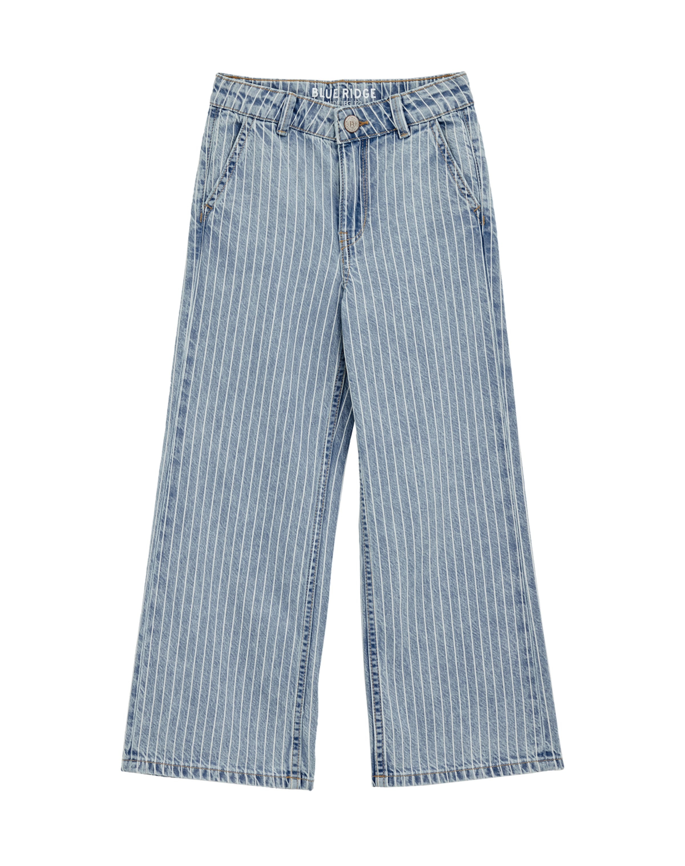 WE Fashion Wide leg Jeans in Blue: front