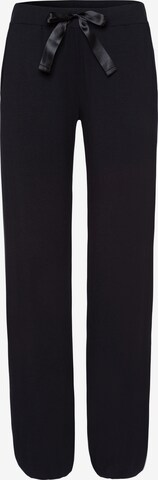 Myjama Pyjamahose `Billie`, figurbetont, besonders weich & angenehm auf der Haut in Schwarz: Vorderseite