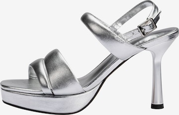 Sandales LLOYD en argent : devant