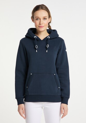 Sweat-shirt DreiMaster Maritim en bleu : devant