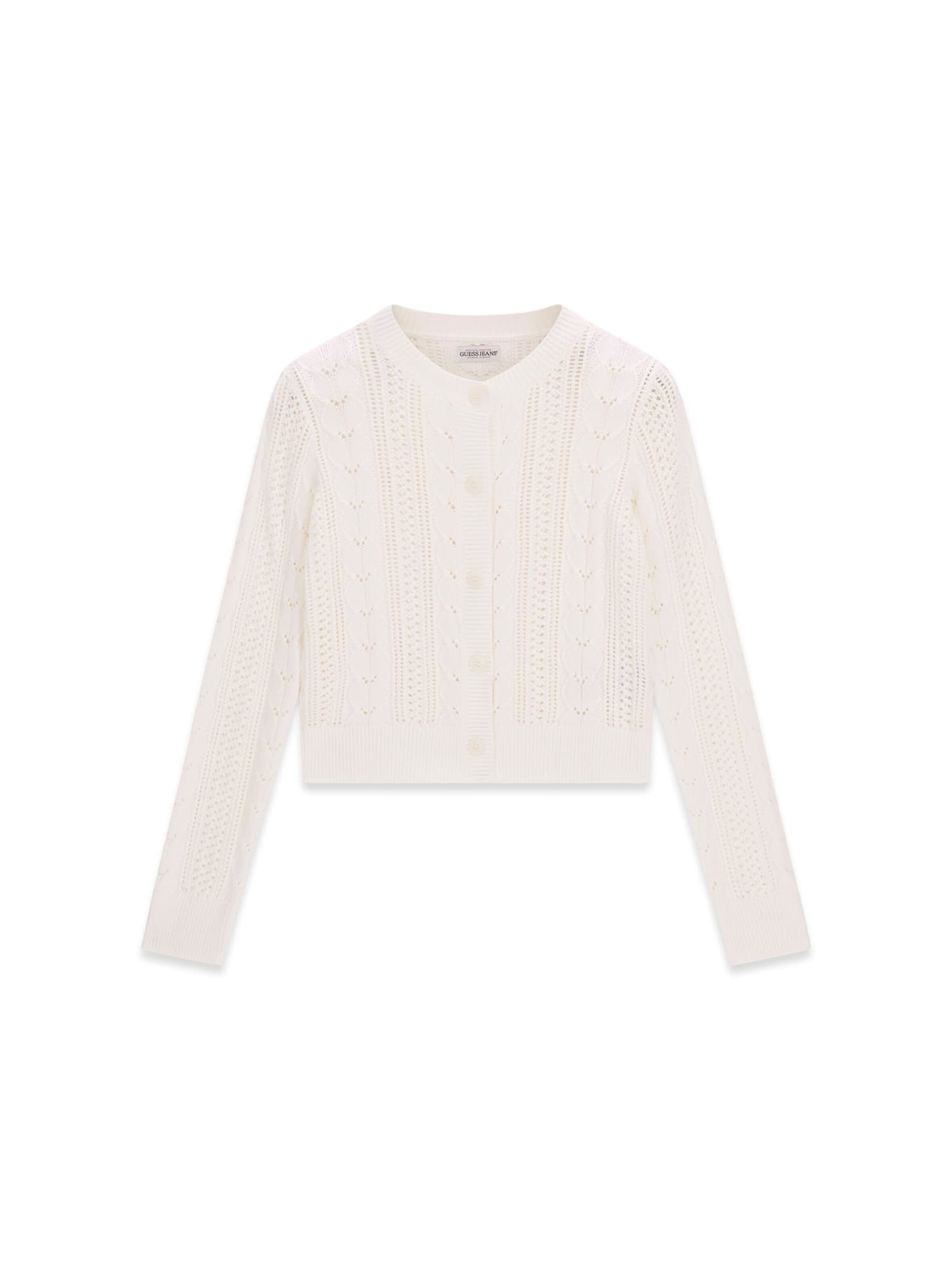 GUESS Strickjacke in Beige: Vorderseite