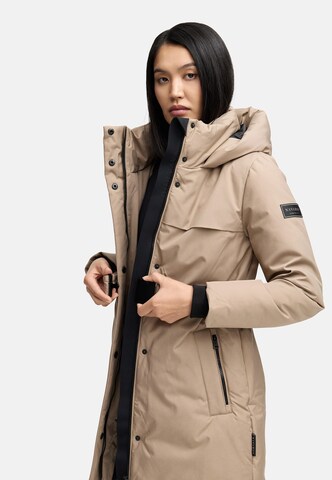 NAVAHOO Wintermantel 'Gipfelspass XIV' in Beige